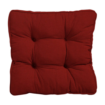 Florance -Kissen ca. 47 x 47 cm Rippe rot