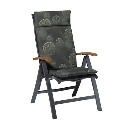 Kussen hoog universeel ca.120x50cm Circle green