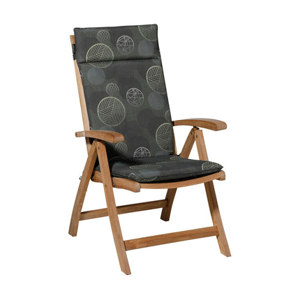 Kussen hoog universeel ca.120x50cm Circle green
