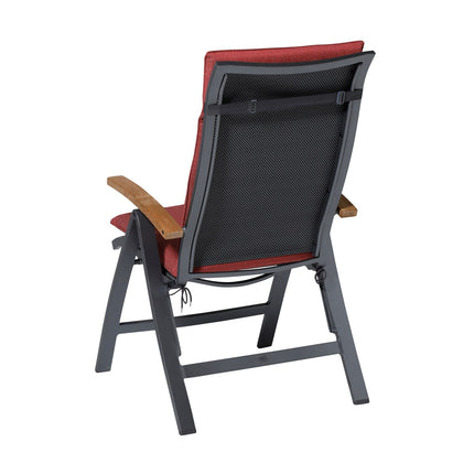 Kissen High Universal Ca120x50 cm Outdoor Manchester Rot