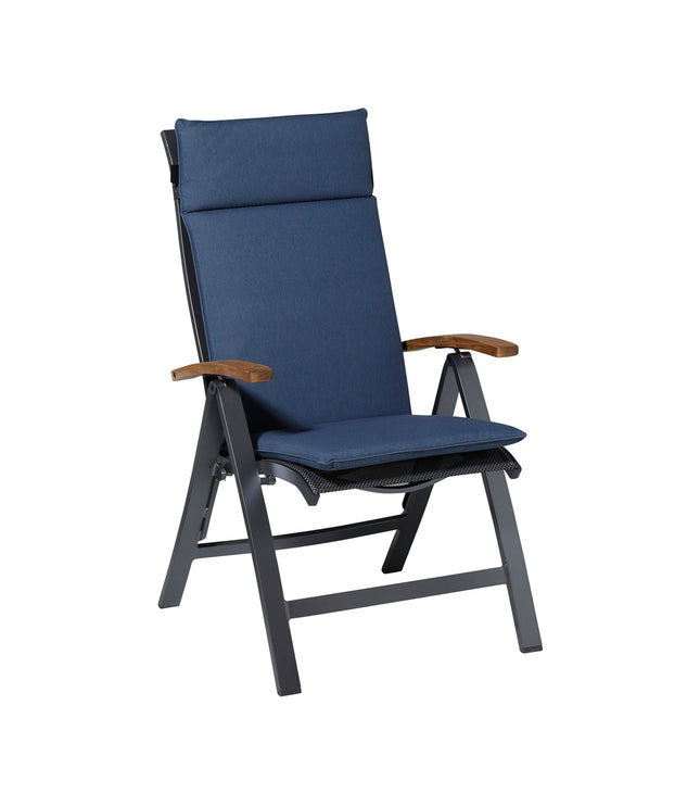 Kissen High Universal Ca120x50 cm Outd Panama Safier Blau