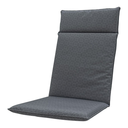 Kussen hoog universeel ca.120x50cm Outdoor check grey