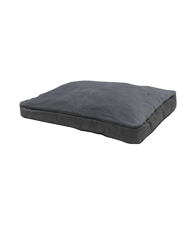 Hondenlounge/velours ca.100x70x20cm Outd skai leather grey