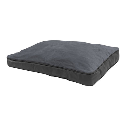 Hondenlounge/velours ca.120x80x20cm Outd skai leather grey