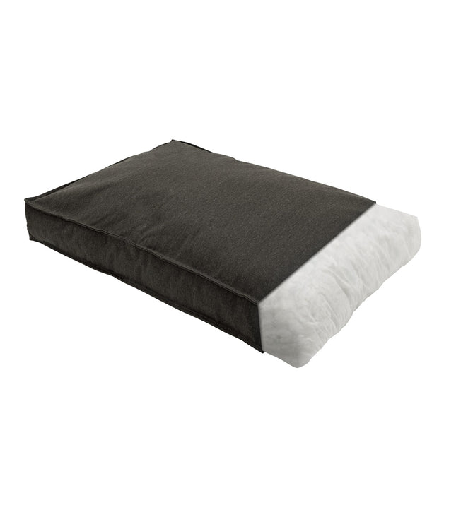 Hundelounge Ca100x68x15cm dunkelgraue Leinwand Eco+