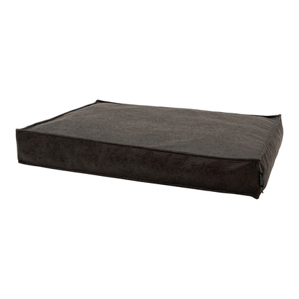 Hondenlounge ca.100x68x15cm Leather look taupe