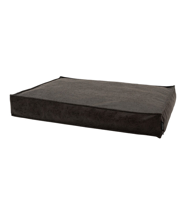 Hundelounge ca.100x68x15cm Leder Look Taupe