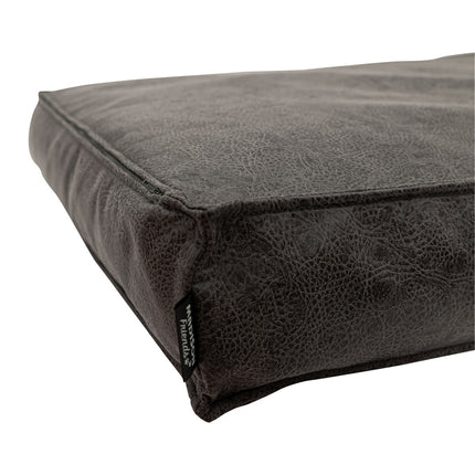 Hondenlounge ca.100x68x15cm Leather look taupe