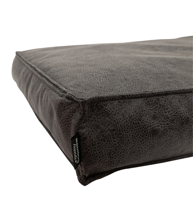 Hundelounge ca.100x68x15cm Leder Look Taupe