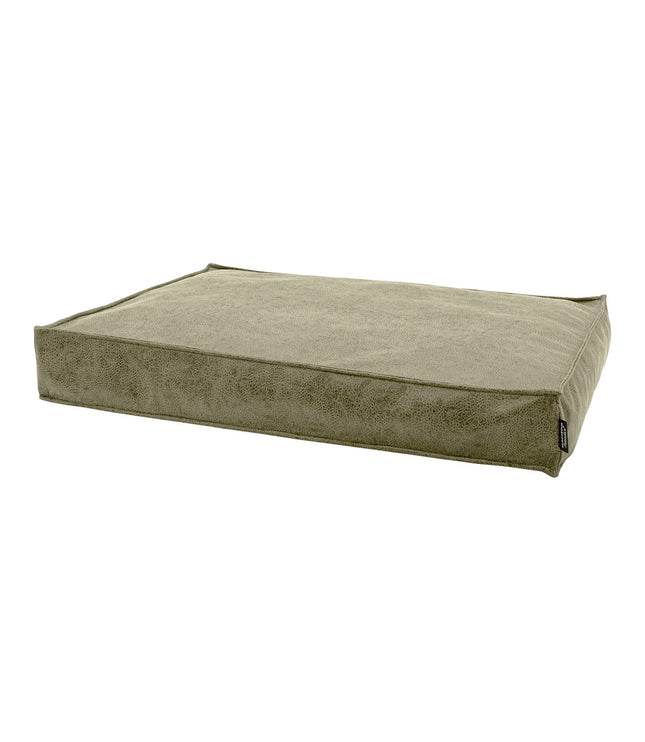 Hundelounge ca.100x68x15cm Leder -Look Sand Sand