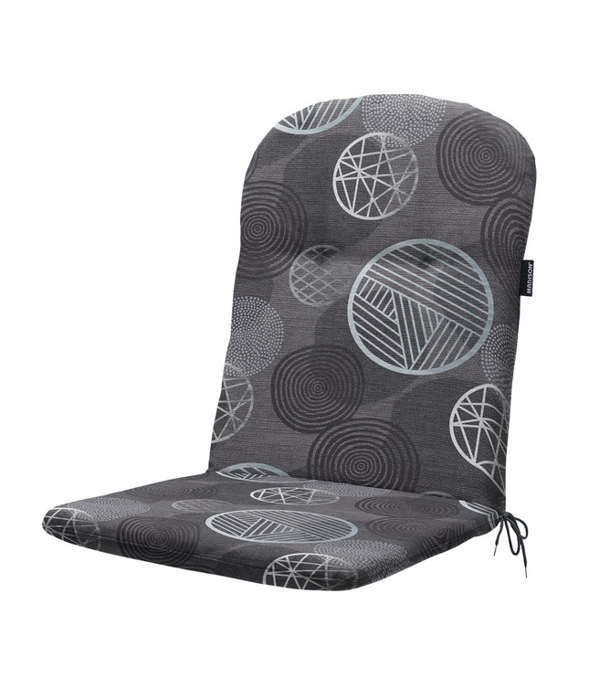 Kuip hoch ca.96x45cm Kreis Grau