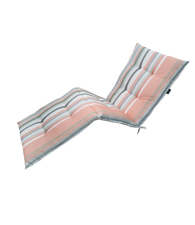 Ligbedkussen ca.200x65cm Righe salmone