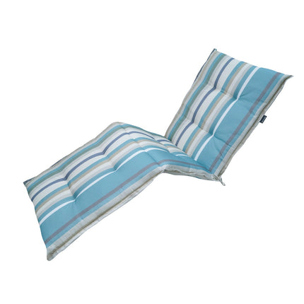 Ligbedkussen ca.200x65cm Righe azure