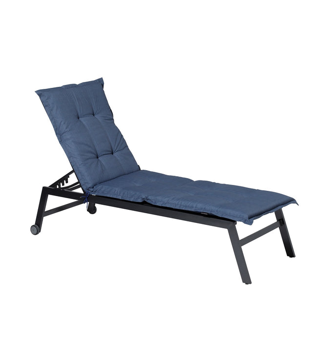 Ligbedkussen ca.200x65cm Basic kobalt