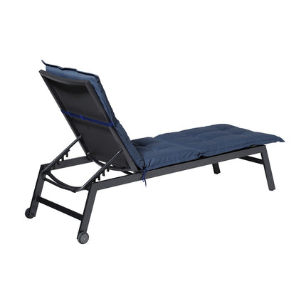 Sonnenbettkissen ca.200x65 cm Grundkobalt