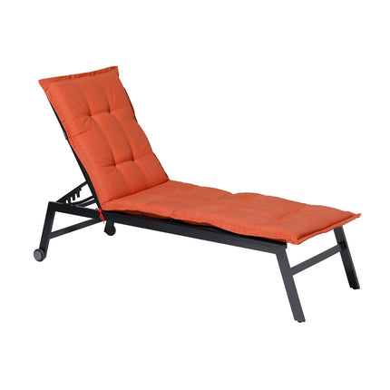 Sonnenbettkissen ca.200x65 cm Panama Flame Orange