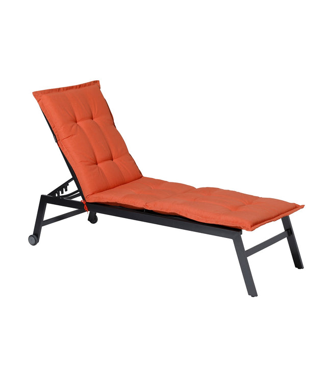 Ligbedkussen ca.200x65cm Panama flame orange