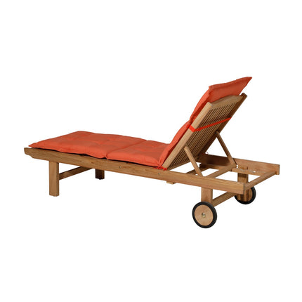 Sonnenbettkissen ca.200x65 cm Panama Flame Orange