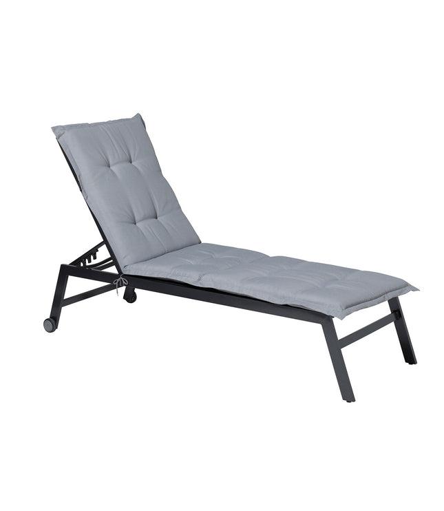 Ligbedkussen ca.200x65cm Panama light grey