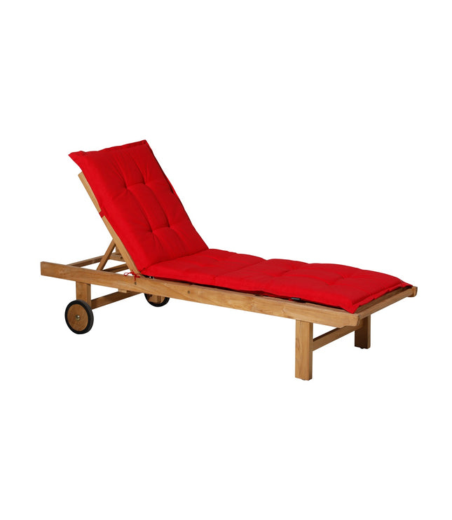Ligbedkussen ca.200x65cm Panama red