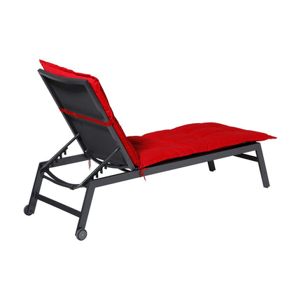 Ligbedkussen ca.200x65cm Panama red