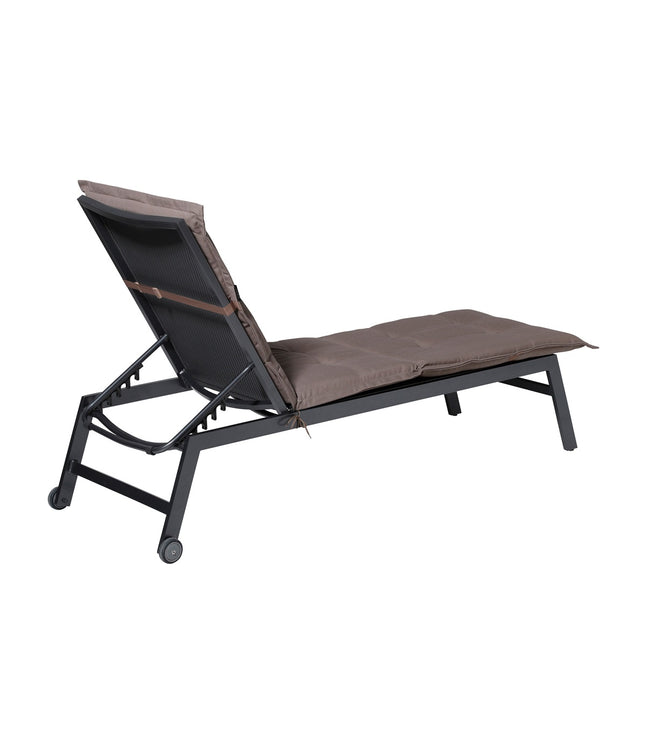 Ligbedkussen ca.200x65cm Panama taupe
