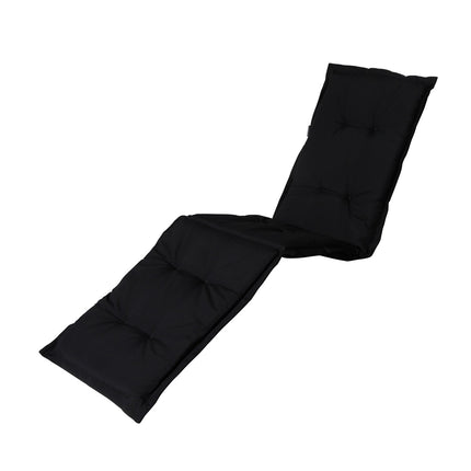 Ligbedkussen ca.200x65cm Panama black