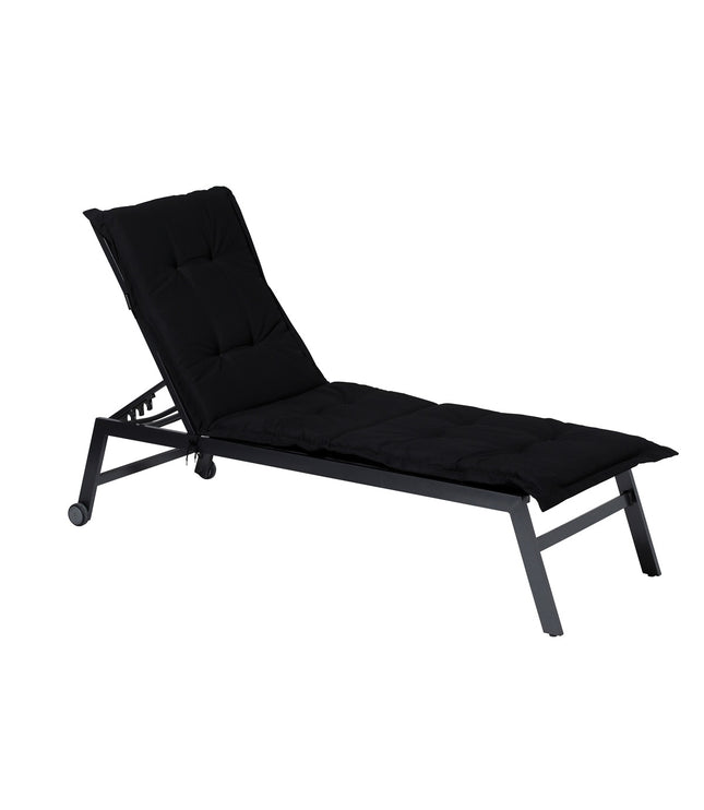 Ligbedkussen ca.200x65cm Panama black
