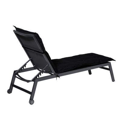 Ligbedkussen ca.200x65cm Panama black
