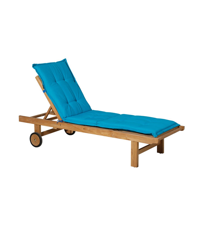 Ligbedkussen ca.200x65cm Panama aqua