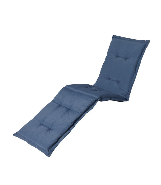 Ligbedkussen ca.200x65cm Panama safier blue