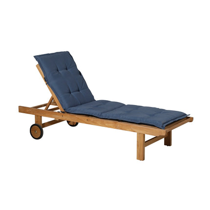 Ligbedkussen ca.200x65cm Panama safier blue