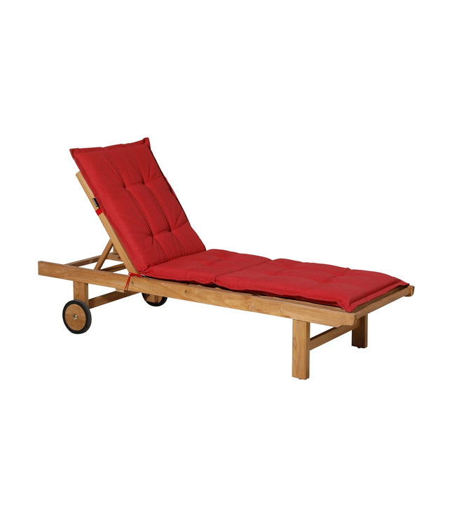 Ligbedkussen ca.200x65cm Panama brick red