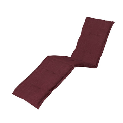 Ligbedkussen ca.200x65cm Panama bordeaux