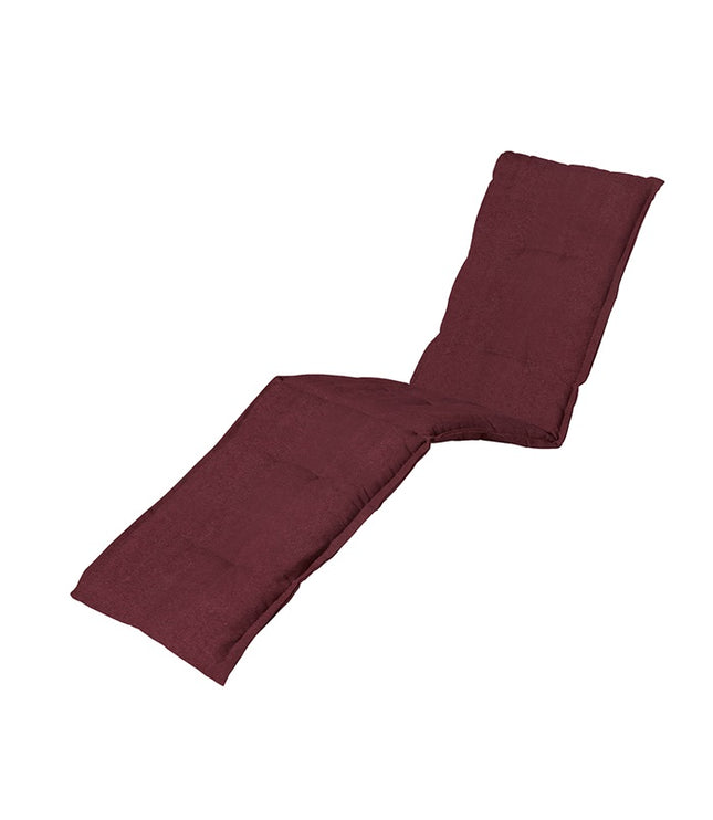 Ligbedkussen ca.200x65cm Panama bordeaux