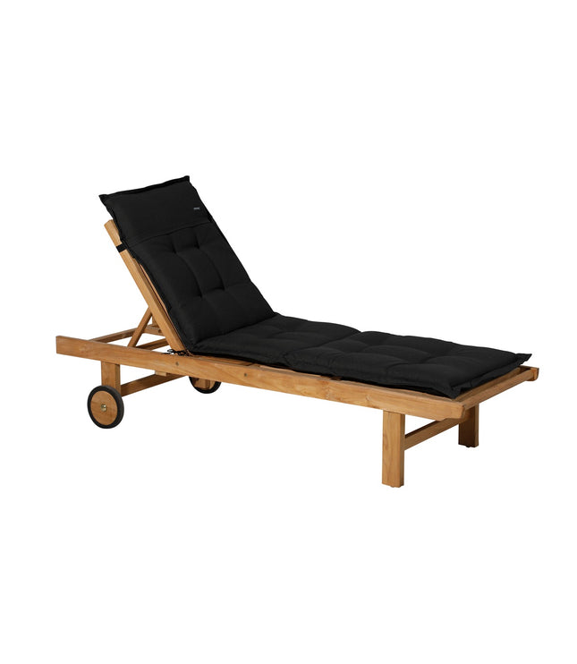 Ligbedkussen ca.200x65cm Rib black