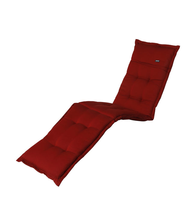 Ligbedkussen ca.200x65cm Rib red