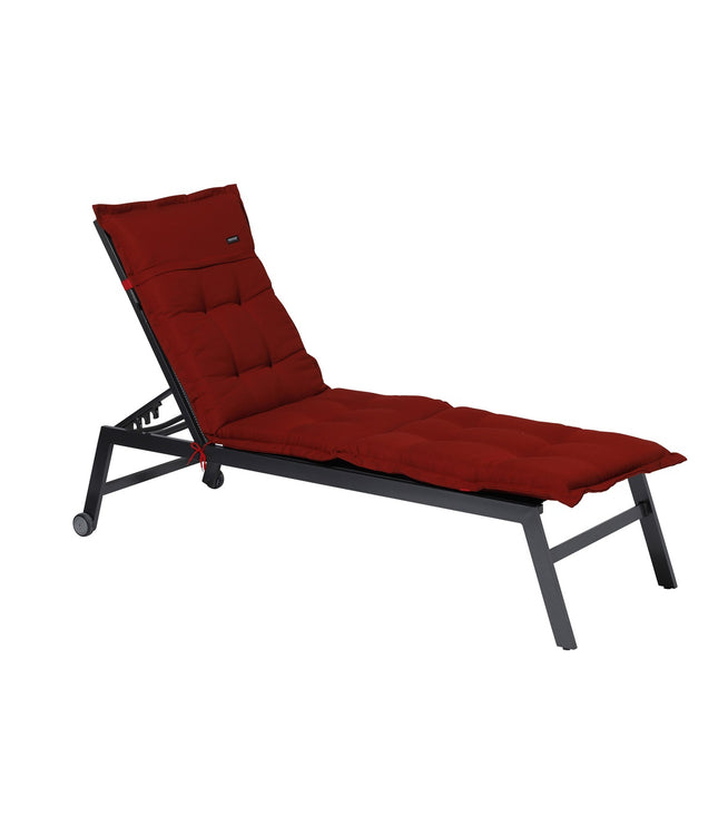 Ligbedkussen ca.200x65cm Rib red