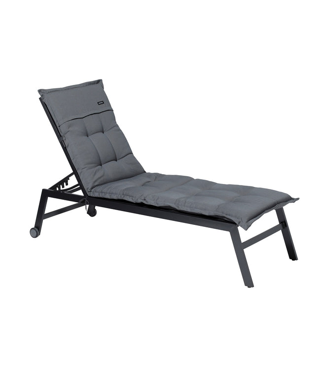 Ligbedkussen ca.200x65cm Rib grey