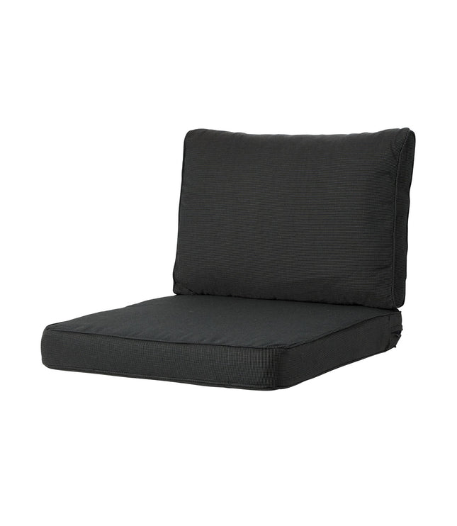 Lounge Back Soft ca.40x60cm Rippe schwarz