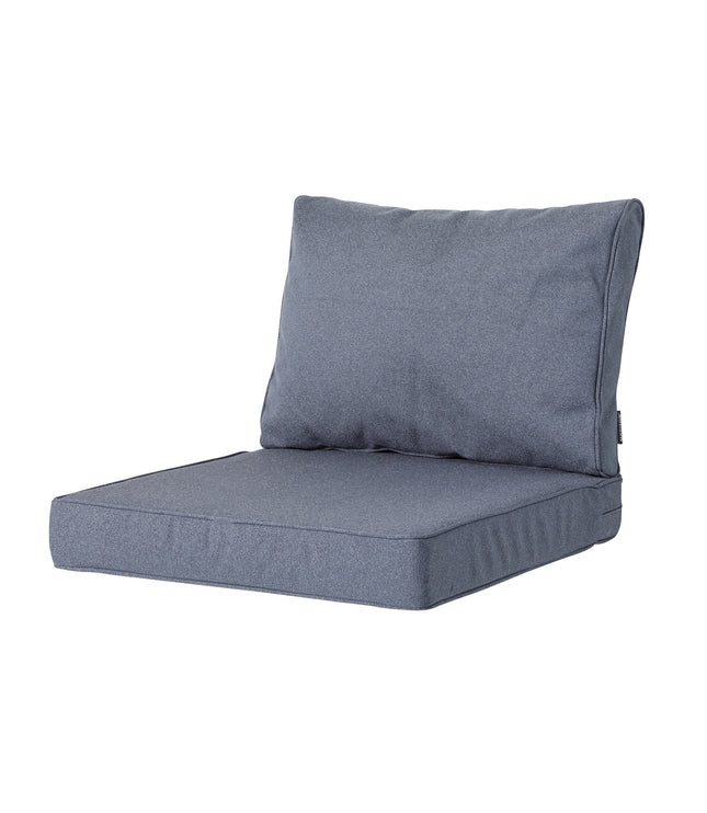 Lounge rugkussen ca.40x60cm Outdoor Manchester denim grey