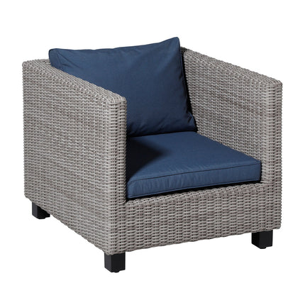 Lounge rug soft ca.40x60cm Outdoor Panama safier blue