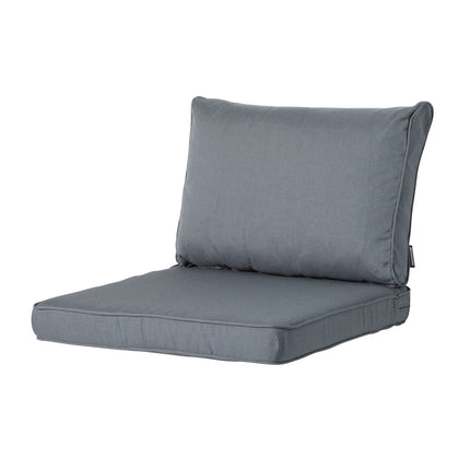 Lounge Back weich ca.40x73cm Rippengrau