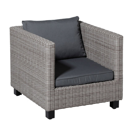 Lounge Back weich ca.40x73cm Rippengrau