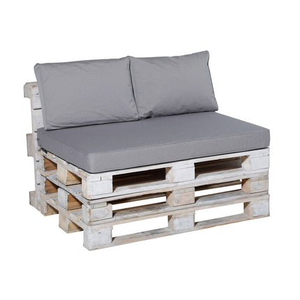 Lounge Palettenkissen ca.120x80 cm Outdoor Manchester Hellgrau