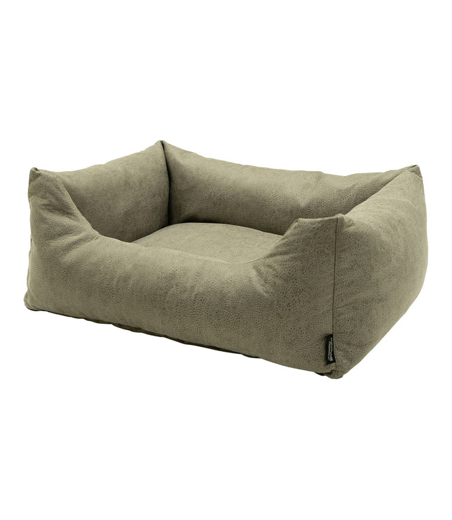 Hundekorb ca.80x67x22cm Leder aus Look Sand