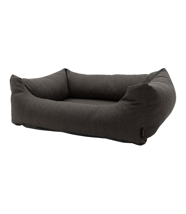 Hundekorb ca.100x80x25cm dunkelgraue Leinwand Eco+