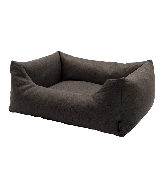Hondenmand ca.100x80x25cm Leather look taupe