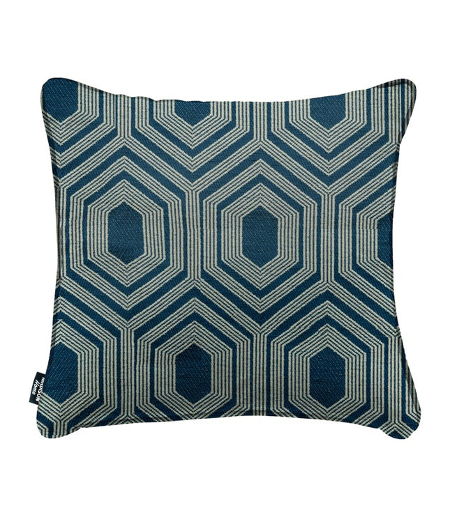 Sierkussen ca.60x60cm Boston blue