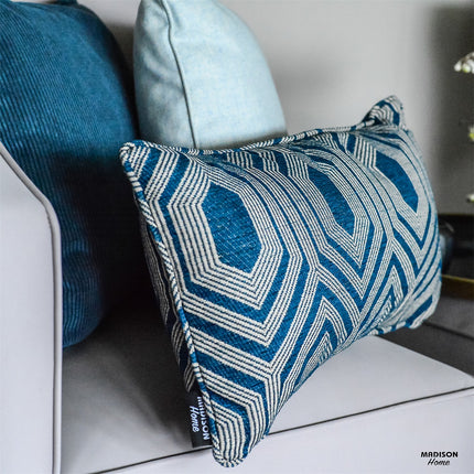 Dekoratives Kissen ca. 60x60cm Boston Blue